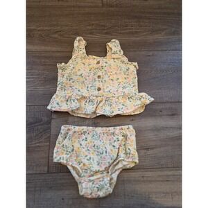 Cloud isalnd baby girl outfit 3-6 mos